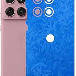 AtOdds Mobile Skin Sticker Wrap | Compatible for Moto Edge 60 Fusion (5G) | Scratchproof Matte Finish | Full Coverage for All Sides & Camera Protection (Royal Blue Camo)-image-75
