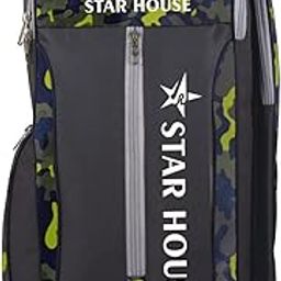 Star House Unique Style Cricket kit Bag Smooth Zipper with Heavy Padded Kit Bag (Model X-1) (Yellow)-image-72