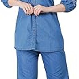 Denim Cotton Short Co-ord Set | Denim Dream: Short Set Edition | Effortless Edge: Denim Two-Piece | Timeless Denim: Co-Ord Perfection |-image-76