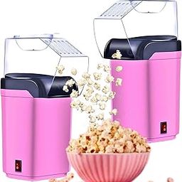 DRUMSTONE ( Special 𝐂𝐨𝐦𝐛𝐨 10+7 Years Warranty ) Oil-Free Hot Air Popcorn Maker Machine for Healthy Snacks | 1200W Electric Popcorn Machine for Home, Parties & Gifting-𝐏𝐈𝐍𝐊-image-22