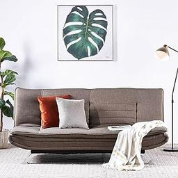 Torque Siesta 3 Seater Sofa Cum Bed for Living Room Light Brown | Foldable Sofa Cuma Bed 3 Seater 4x6 Feet | Sofa Cums Bed for Home Office 3 Year Warranty-image-36