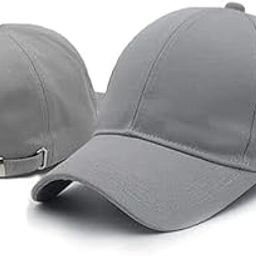 ER OLIFIN Plain Cap for Adults | Casual Wear Baseball for Men & Women | Adjustable | Workout Cricket Outdoor | Hat for Man Unisex-22