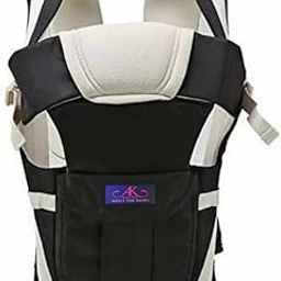 Aikastore Kids Adjustable Hands-Free 4-in-1 Baby Carrier Cum Kangaroo Bag/Sling Bag with Comfortable Head Support & Buckle Straps for 3 to 18 Months Baby Infant Carrier with Extra Belt Provided for full Back support of Baby and Mother. (Black)-picture-15