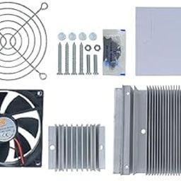 Electronic Spices Thermoelectric Peltier Refrigeration DC 12V Cooling Fan, Heatsink, Screws, Grill Cooling System DIY Kit (Without Peltier)-image-58