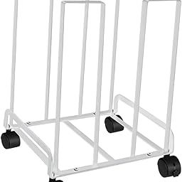 THE STYLE SUTRA® Carton Storage Rack Cart With Wheels Sturdy For Warehouse 12.2X10.2X17.1Inch White | Business & Industrial | Material Handling | Carts & Trucks | Shelf Trucks & Utility Carts-picture-15