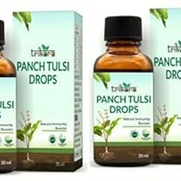 Trikara Panch Tulsi Drop (Power of 5 Natural Tulsi Ram Tulsi, Shyam Tulsi, Vishnu Tulsi, Nimbu Tulsi and Van Tulsi,) -Immunity Booster_2X30ml_By RCM-(DE#2)_Pack of 2-image-32