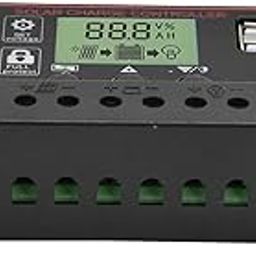 PWM Solar Charge Controller Dual USB Port Intelligent Solar Panel Charger Controller Regulator 12V / 24V 10A / 20A / 30A (20A)-64