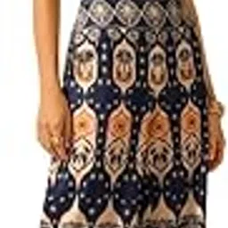 Women's Boho Printed Wide-Leg Trousers for Casual and Resort Wear-image-7