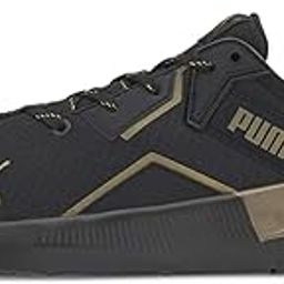 Womens Platinum Metallic WNS Black-Gold Training Shoe - 4.5 UK (19377301)-image-11