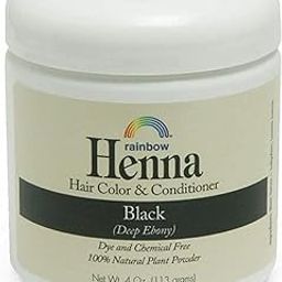 Persian Black : Rainbow Research Henna Hair Color and Conditioner, Persian Black Deep Ebony, 4 Ounce-image-21
