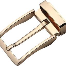 LICHTS®Men's Reversible Belt Buckle Single Prong Rectangular Pin Belt Buckle Gold|Clothing Shoes & Accessories | Mens Accessories | Belt Buckles-4