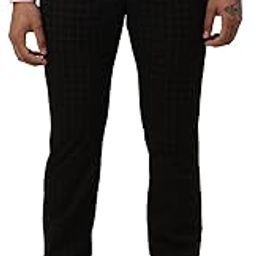 Men's Cotton Blend Print Pattern Neo Fit Flat Front Formal Chinos-image-38