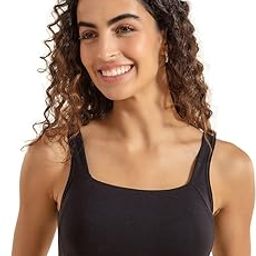 NYKD Women Cotton Everyday Wireless & Non Padded Full-Coverage Sports Bra|Trendy Square Neck with Soft Cup Slip - Nyb158-picture-10