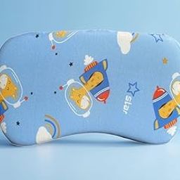 Takenick Memory Foam Pillows for Kids, Round Head Shaping Kids Pillow,Neck Support Pillow Gifting, Cartoon Prints, Kid Pillows (Multicolor Print)-21