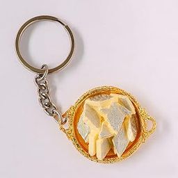 KajuKatli Food Miniature Keychains | Best Souvenir Gift 100% Made in India | Keyring For All Ages.-picture-17