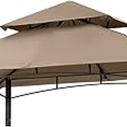MASTERCANOPY Grill Gazebo Replacement Canopy Top for Model L-GG001PST-F (Beige)-picture-11