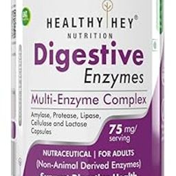 HealthyHey Nutrition Digestive Enzyme - Multi-Enzyme Complex -Support Digestive Health - 90 Vegetable Capsules-2