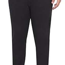Plus Size Men's Stretchable Mid-Rise Comfort Fit Clean Look Black Cotton Jeans for Men-picture-32