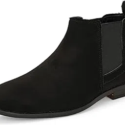kraasa Men's Chelsea Lifestyle Fashion Slip On Boots | High Tops, Soft Cushioned Insole, Slip-Resistance, Feet & Arch Support, Trendy, Stylish Boots-picture-36