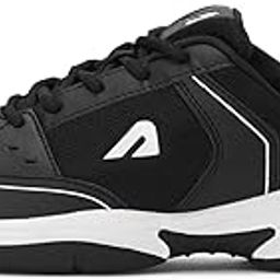 Boldfit Badminton Shoes Shuttle Non Marking Shoes for Badminton Men Light Badminton Shoes for Women & Badminton Shoes Men Breathable Non Marking Shoes for Badminton Anti Skid Pickleball Shoes Black 09-3