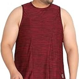Tank Tops Sleeveless T-Shirt for Men Dry Fit Vest Gym Wear Textured Pattern Stylish Round Neck Running Sando for Sports Workout Fitness & Casual or Beach Wear-image-81