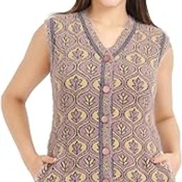 Sleeveless Woollen Cardigan for Women-image-98