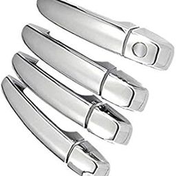 A2D Mirror Finish Chrome Car Door Handle Covers Set of 4 Compatible with Maruti Suzuki Baleno New-image-92