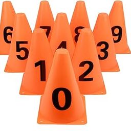 CALANDIS™ 10x Soccer Training Makers Multipurpose Practice PE Material Orange | Training Aids | Soccer | Team Sports-image-18
