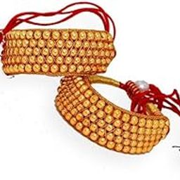 Gold Plated Adjustable Bajuband | Stylish & Lightweight | Jewelry for Womens & Girls for Party, Wedding (Style- pochinor)-18