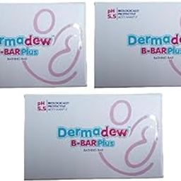 H & H Dermadew B-Bar Plus Bathing Bar - 75 gm, Pack Of 3-4