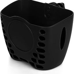 Accmor Universal Stroller Cup Holder Organizer Stroller Basket, Stroller Cup Holder Storage Basket Accessory for Stroller Bike Walker Wheelchair Scooter,Black-18