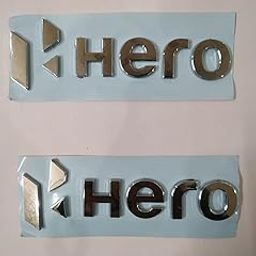 Autokraftz Silver Bike Logo for Hero Splendor, Durable and Stylish Enhance Your Bike's Look Tank Emblem Compatible with Hero Splendor-picture-19