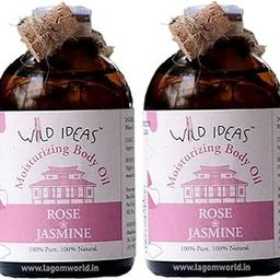 Wild Ideas Moisturising Body Oil - Rose & Jasmine - Set of 2 - Each 100ml-27