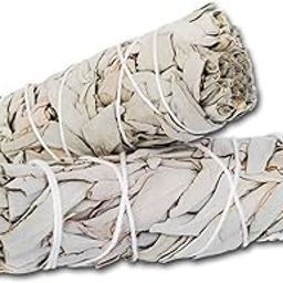 Vedica Californian White Sage Smudge Stick Bundle for Home Cleansing, Negativity Removal, Energy Healing, Smudging Rituals, Yoga, Meditation | Grown and Packaged in The USA (Pack of 2) | 4 inch-image-30