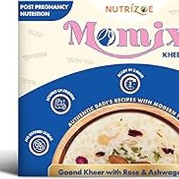 Nutrizoe Momix Kheer Premix, Goond Kheer with Rose & Ashwagandha, Pack of 6, 120Gms-23