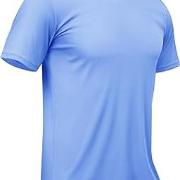 Men's Athletic Shirts Summer Short Sleeve Sun Protection UPF 50+ Quick-Dry Outdoor Solid Fishing Running Tops-image-64