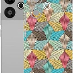 AtOdds Mobile Skin Sticker Wrap | Compatible for Poco M6 Plus (5G) | Scratchproof Matte Finish | Full Coverage for All Sides & Camera Protection (Autumn)-picture-2