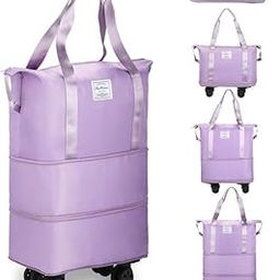 Rolling Duffle Bag with Wheels | Trolly Bag with Wheel | Travel Bag with Wheel | Travelling Folding Bag | Travel Bag | Color As Per Stock-image-74