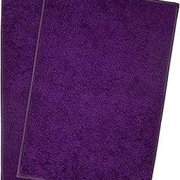 Divine Casa Microfiber Door Mat for Indoor,Outdoor Non Slip Rubber Entrance Rug Dirt Trapper Mats Shoes Scraper for Entry, Patio, Porch, 40cmx60cm, Set of 2, Purple-picture-23