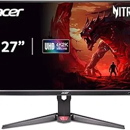 Acer Nitro XV272K V5 27 Inch UHD (3840x2160) IPS Agile Splendor Gaming Monitor | 160Hz Refresh, Delta E<1, FHD 320Hz Through DFR, G-Sync & FreeSync Compatible, Smart Dial, Eyesafe Certified – Black-picture-13