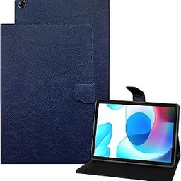 TGK Flip Cover for realme Pad 10.4 inch Case Plain Design Blue-image-1
