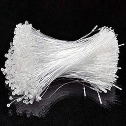 5000 Pcs Plastic Loop Lock Pins Tag Fastener Hook Ties (White) (3-INCH)-image-13