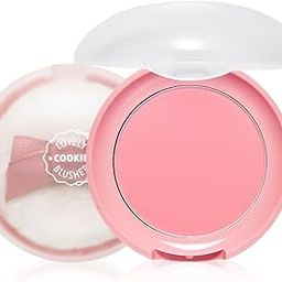 Etude Lovely Cookie Blusher for Face Makeup |Matte Finish, Highly Pigmented, Long Lasting & Lightweight | Easy to Blend | PK002 Grapefruit- 4g-40