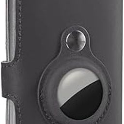 Smart Wallet for AirTag, Guidemoh Card Slide Wallet Credit Card Holder with RFID Minimalist Wallet for Men, Black-1, Small, Modern-21