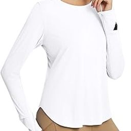 Women's UPF 50+ Sun Shirts UV Protection Long Sleeve Lightweight Quick Dry SPF Outdoor Hiking Running Clothing-image-50