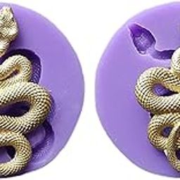 Snake Resin Mold 2 Pack - Silicone Snake Mold-image-64