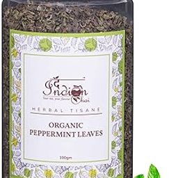 The Indian Chai Organic Peppermint Tea Loose Leaves Herbal Tea In Airtight Jar 100 Gram (Pack Of 1)-image-33