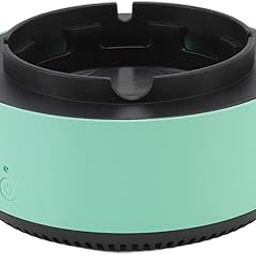 GLIVE (LABEL) 2 in 1 Ashtray Self Extinguishing Air Purifier Ashtray with Filter Multifunctional Smokeless Ashtray Air Purifier Ashtray for Home Car Office (Green)-image-69