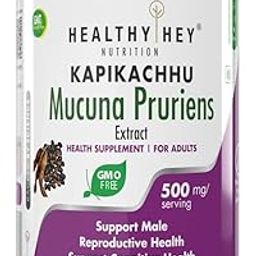 HealthyHey Nutrition Mucuna Pruriens Extract - For Mood and Motivation Support (60 Veg. Capsules)-20