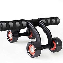 Riya Creation Plastic Ab Roller 4 Wheel Abs Carver for Abdominal and Stomach Exercise Training with Mat-7
